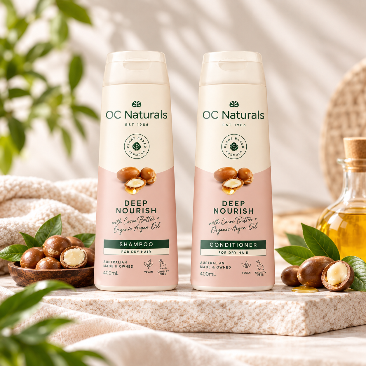 Combo dầu gội xả Oc Natural