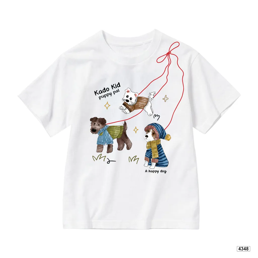 Áo thun bé trai bé gái form rộng Puppy Pal Kado 4348_thumbnail_8