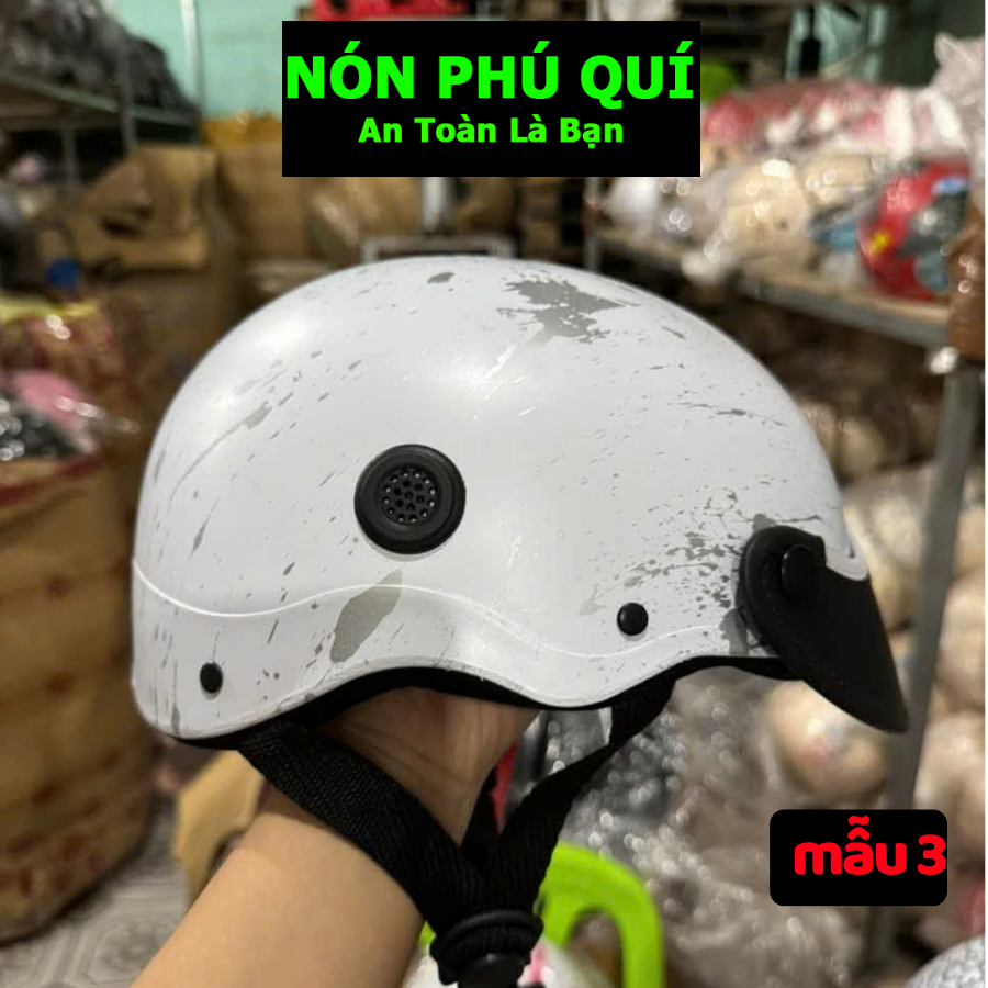 Nón 1/2 Nhúng Sơn Nhiều Màu Lựa Chọn - Nón Phú Quí