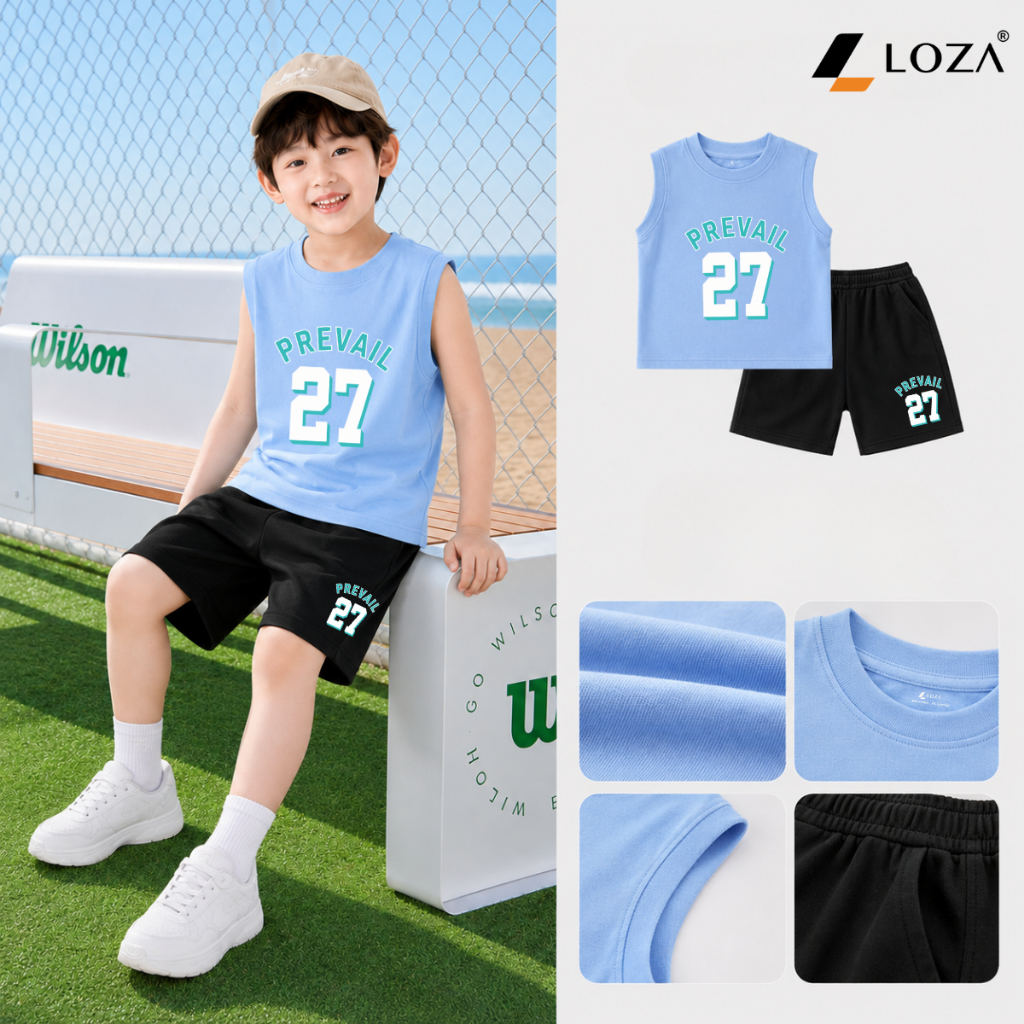 Set bộ ba lỗ bé trai hình 'Prevail 27