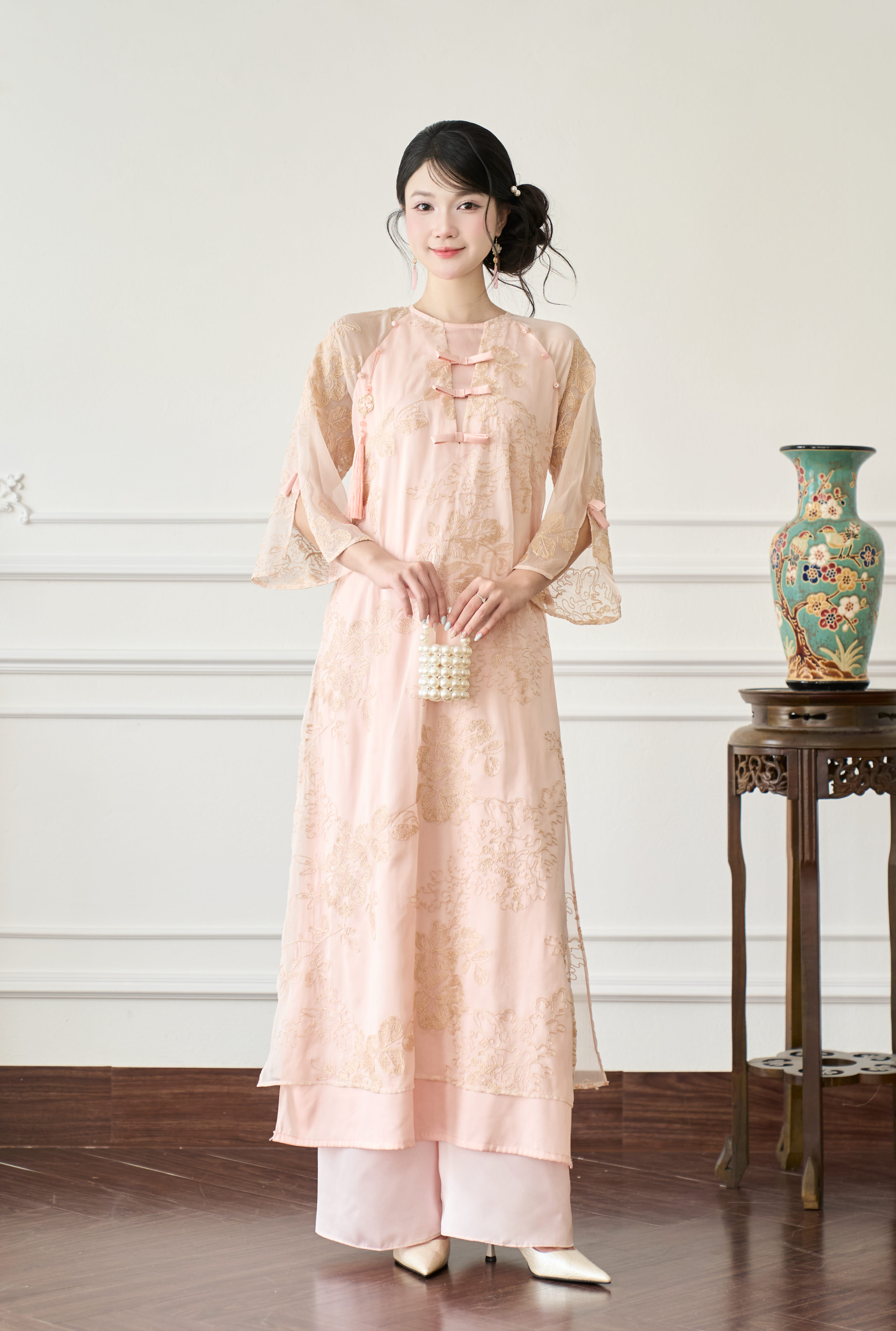 Áo dài Vân Loan SD1107