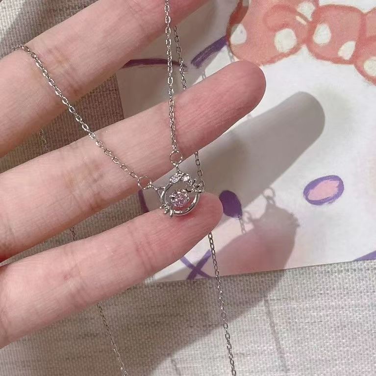 Dây chuyền ngôi sao nữ, thiết kế độc đáo, dây chuyền xương đòn cao cấp và sang trọng kèm nơ, phù hợp cho học sinh và bạn thân