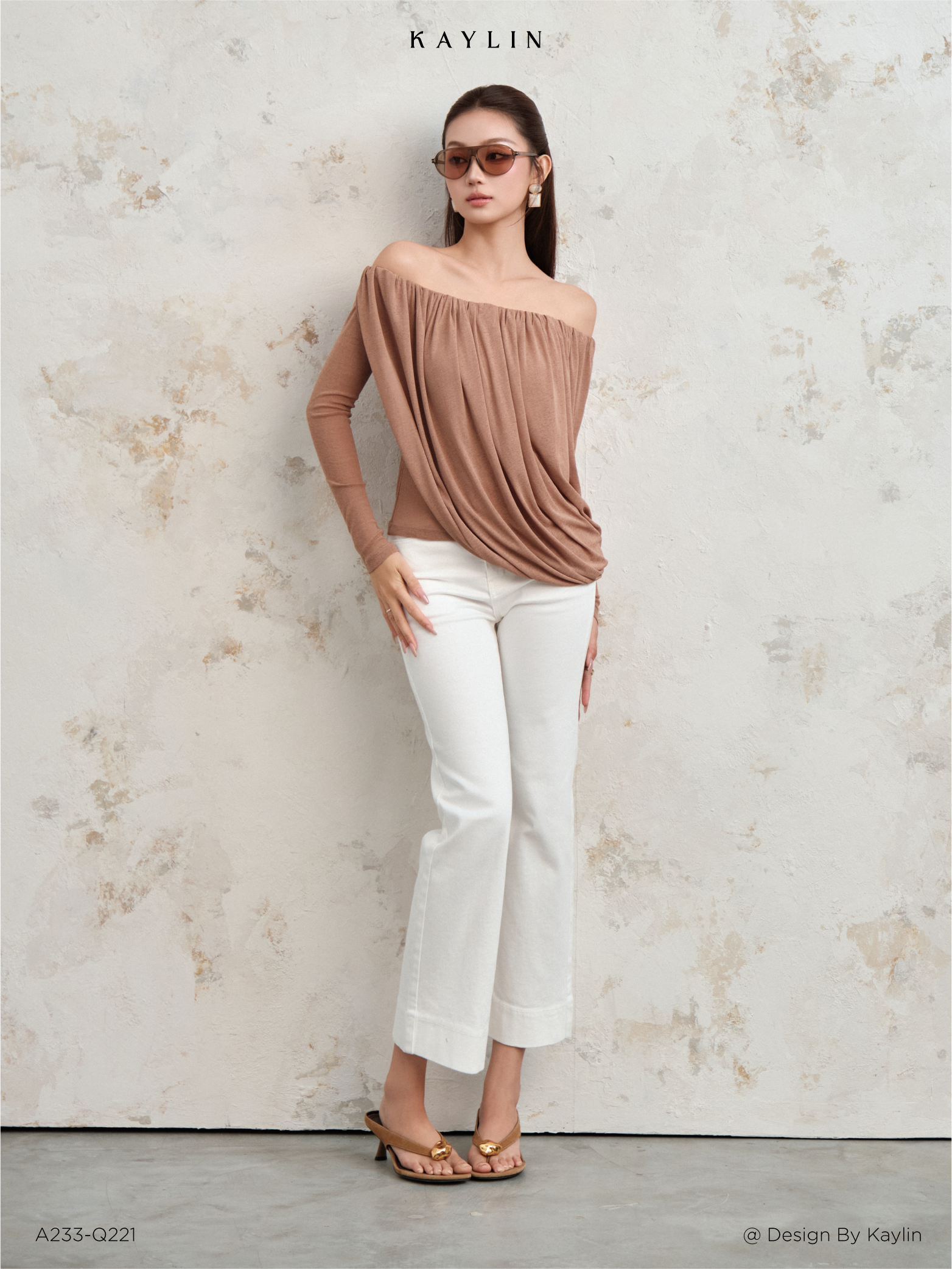 Quần Jean Suông 9 Tấc KAYLIN Lune Crop