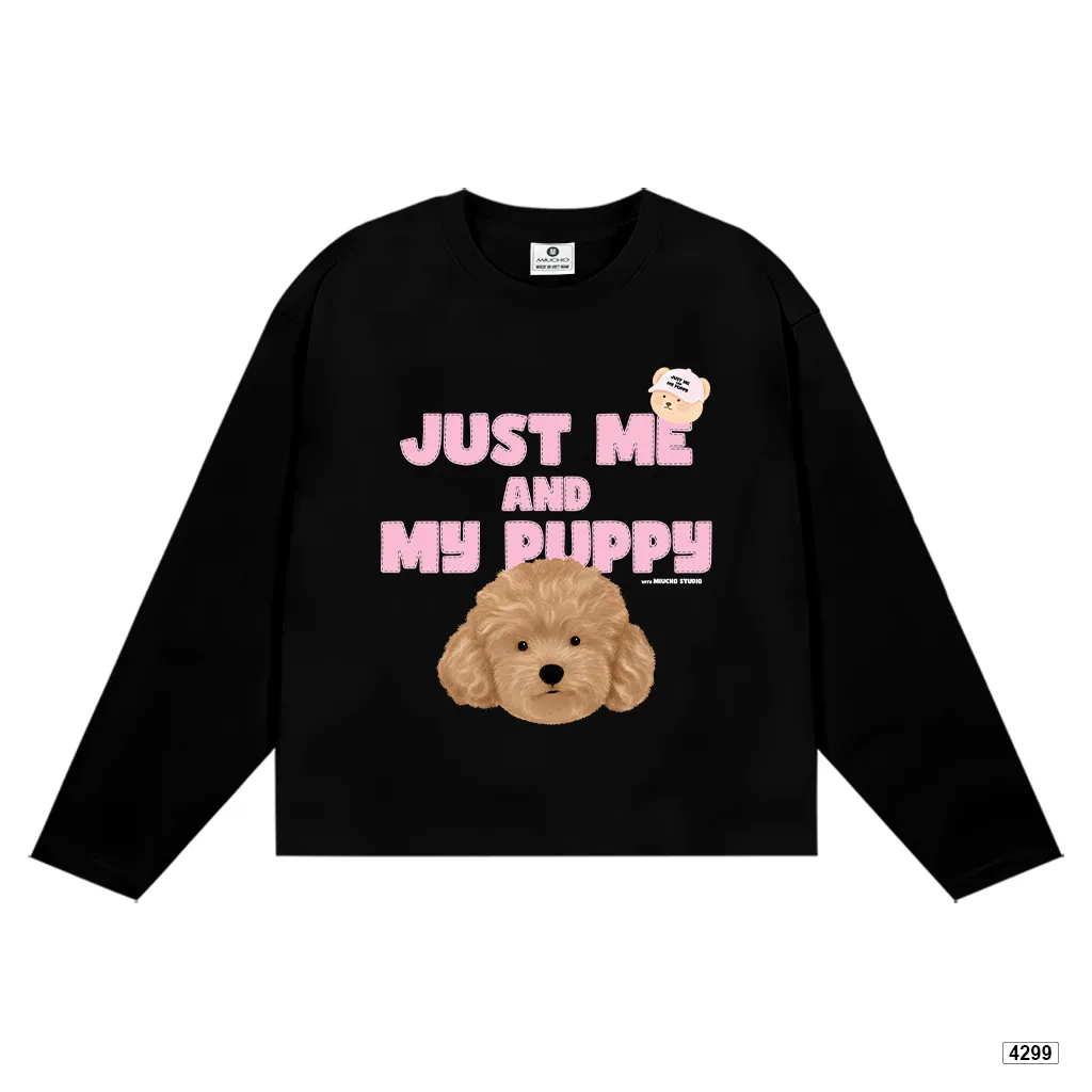 Áo thun tay dài form boxy puppy Miucho 4299_thumbnail_9