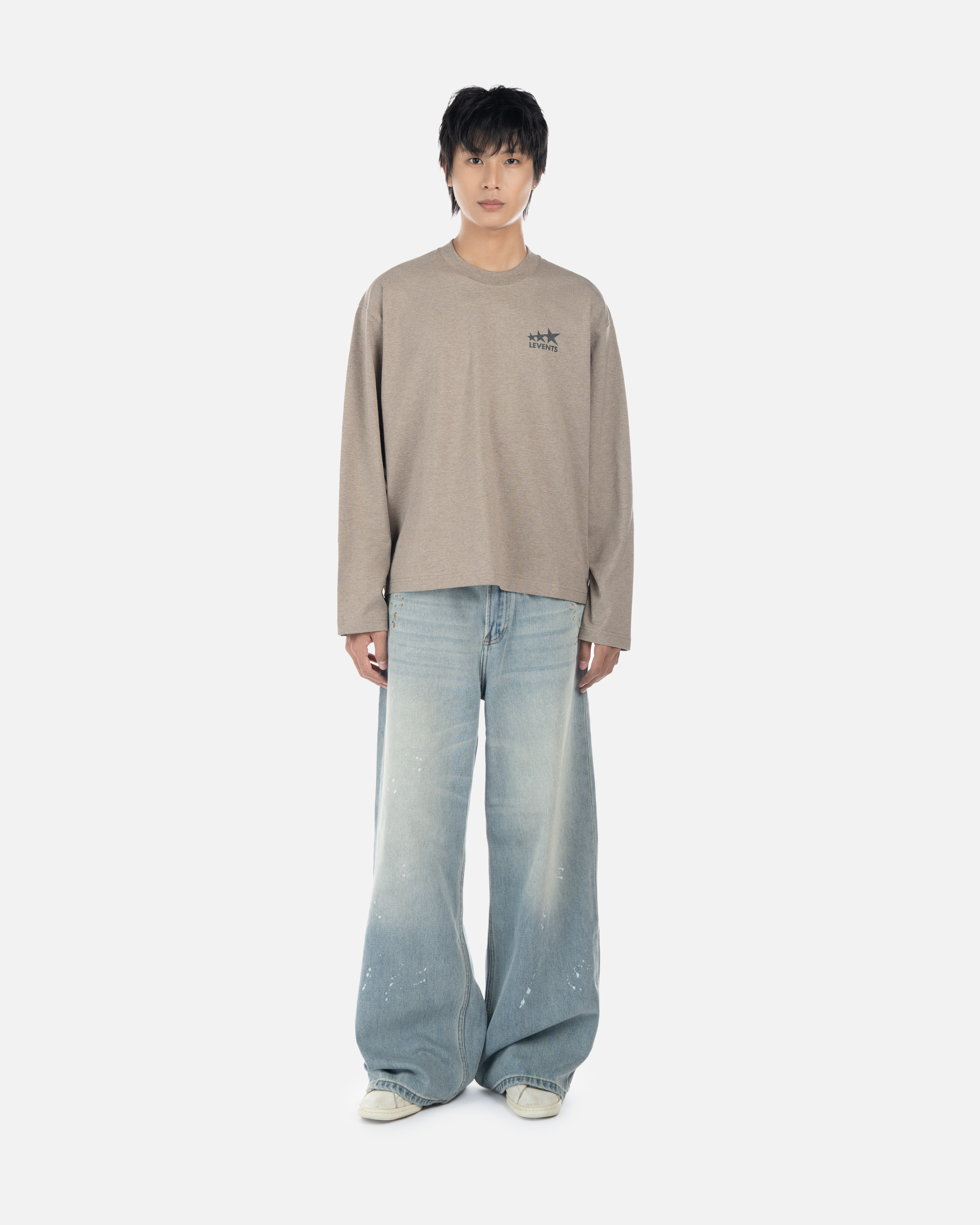 Levents® Signature Logo Long Sleeve Boxy Tee