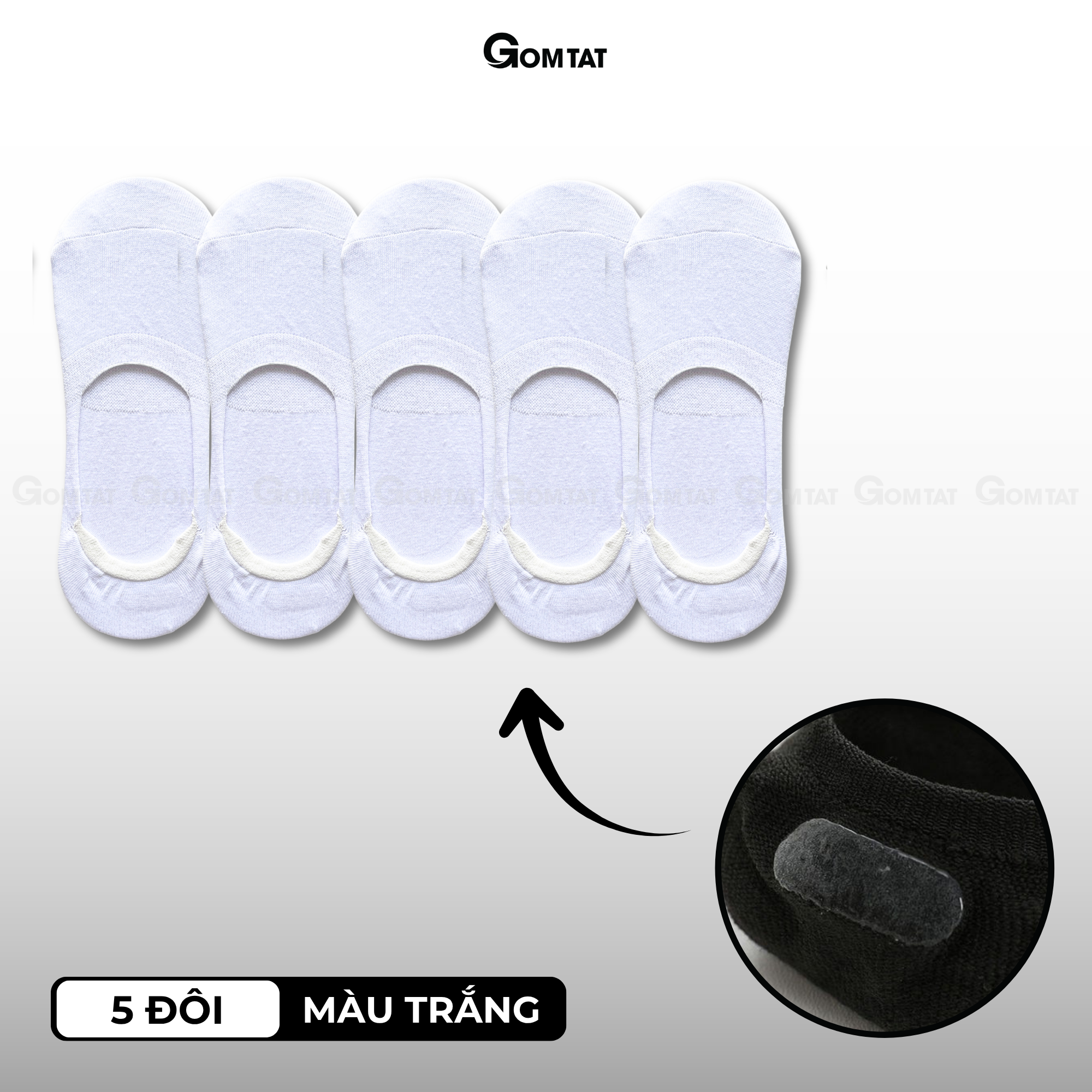 Combo tất nam mang giày lười GOMTAT, vớ mùa hè có đệm chống tuột gót KOL-LUOI-02_thumbnail_12