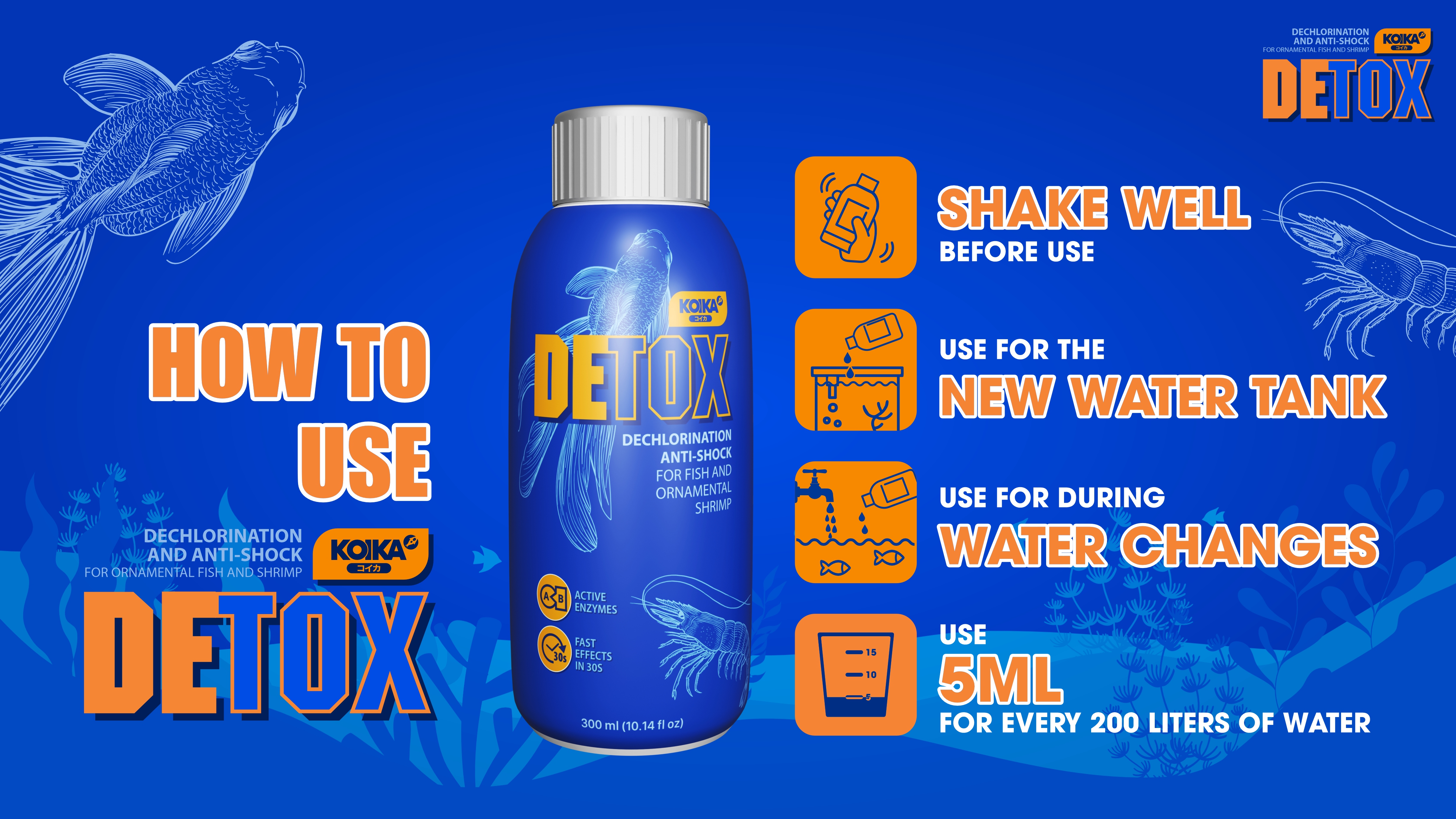 KOIKA DETOX – Aquarium Dechlorinator & Water Conditioner for Fish_thumbnail_5