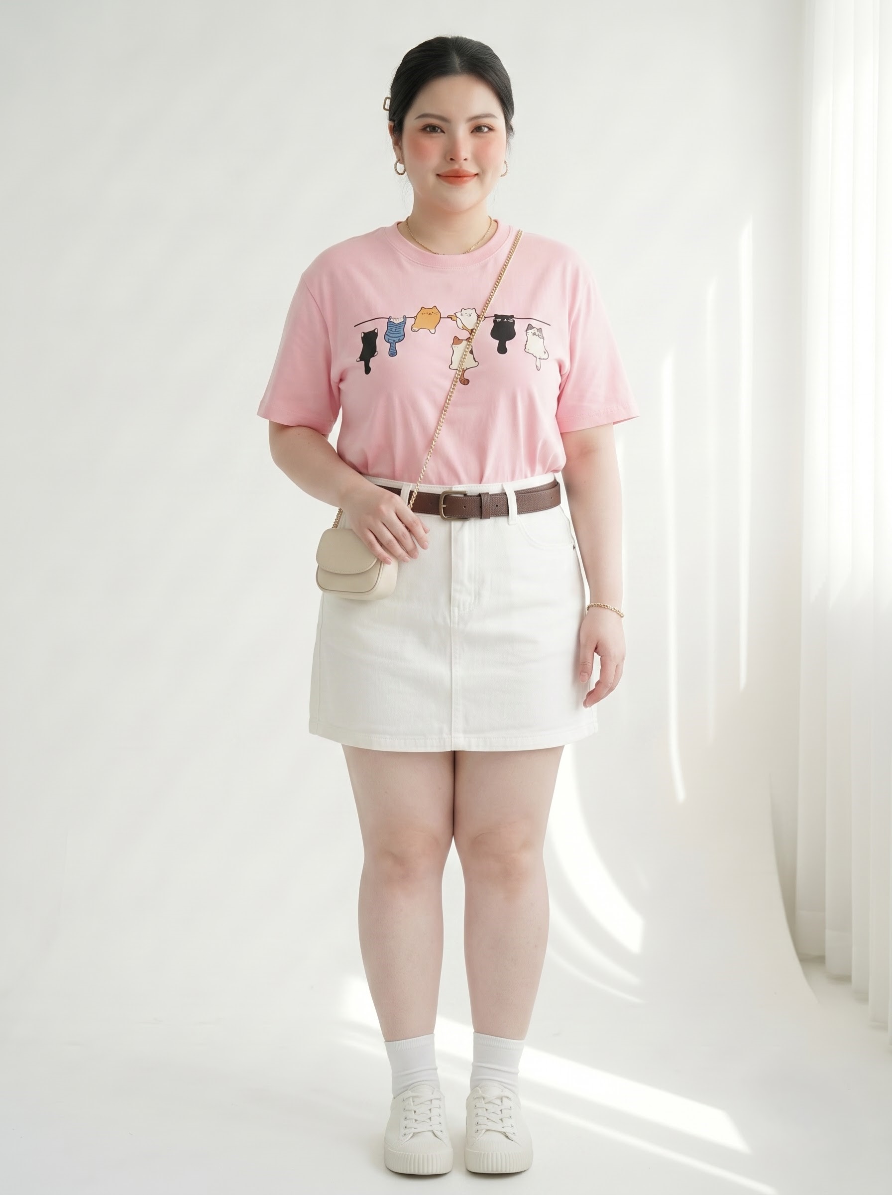 Chân Váy Jean Thêu Ngựa Bigsize Có Quần Bảo Hộ Cạp Cao - Nhiều Màu - Size 30–35 - T-JV2128_thumbnail_6