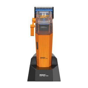 Tông Đơ Cắt Tóc Chuyên Nghiệp MRDpro CYBORG PRO 2026 – Màu Cam – Vỏ Kim Loại, Động Cơ BLPU Siêu Khỏe, Pin 3300mAh