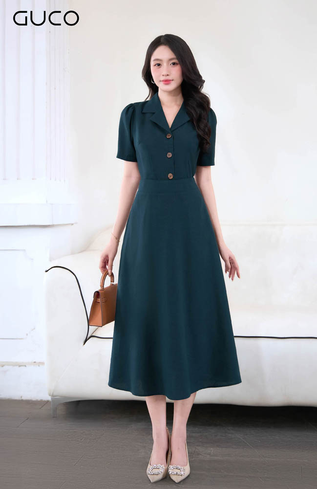 CHÂN VÁY XÒE LINEN - XANH_thumbnail_2