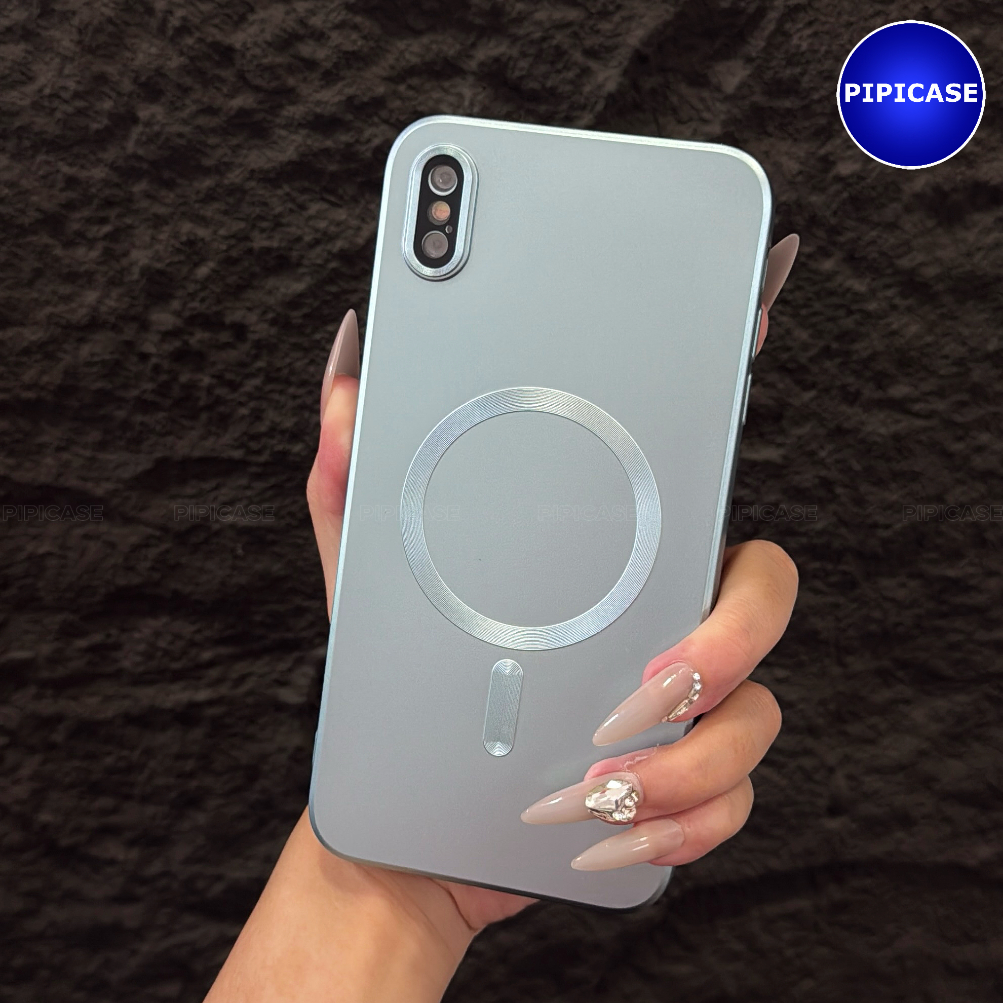 Ốp Lưng iPhone X / XS - Ops - Xanh Nhạt