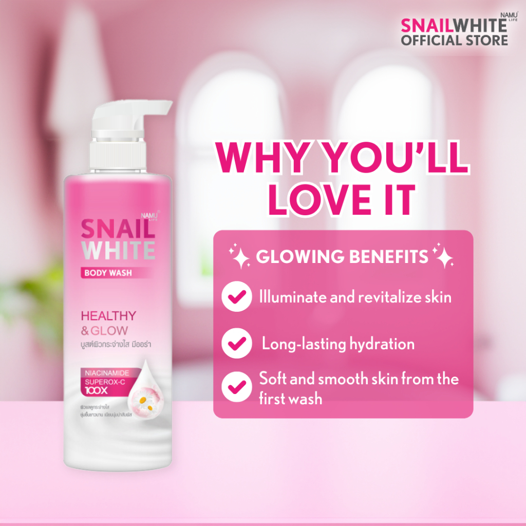 Snailwhite Day and Night Bodywash 500ml