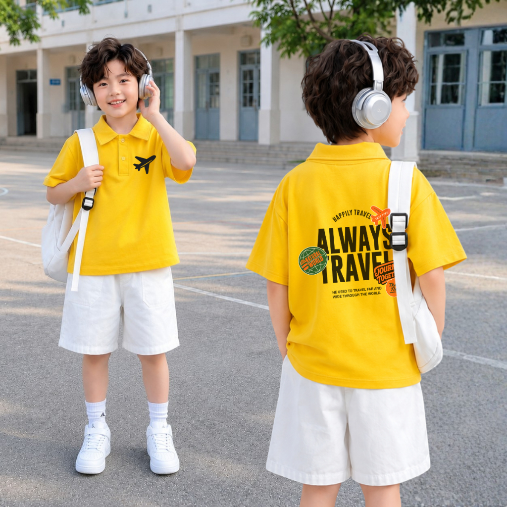 Áo polo bé trai hình Máy bay - Loza Kids PL3643_thumbnail_0
