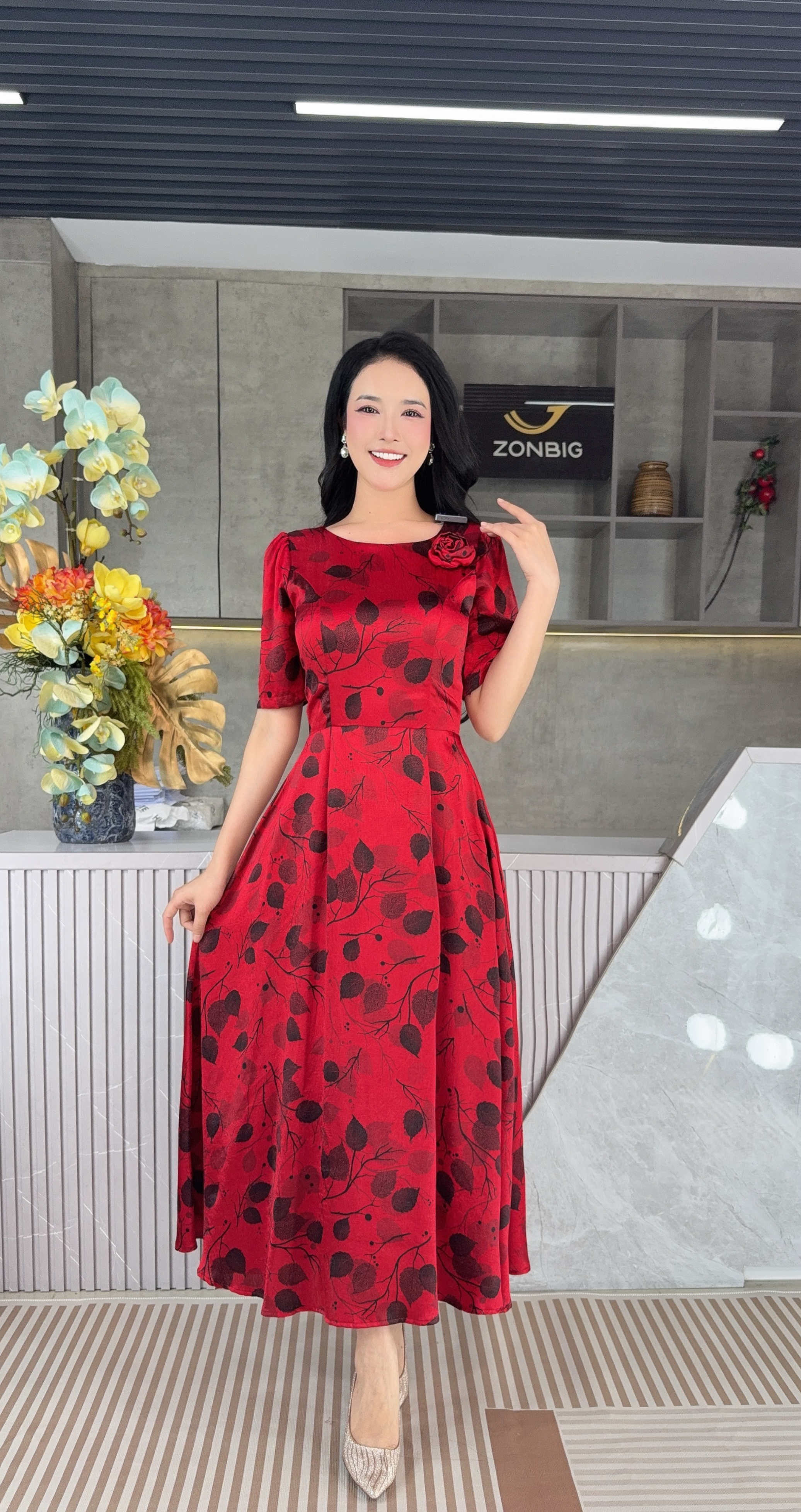Đầm xoè - Y2191 - Thương hiệu ZONBIG
