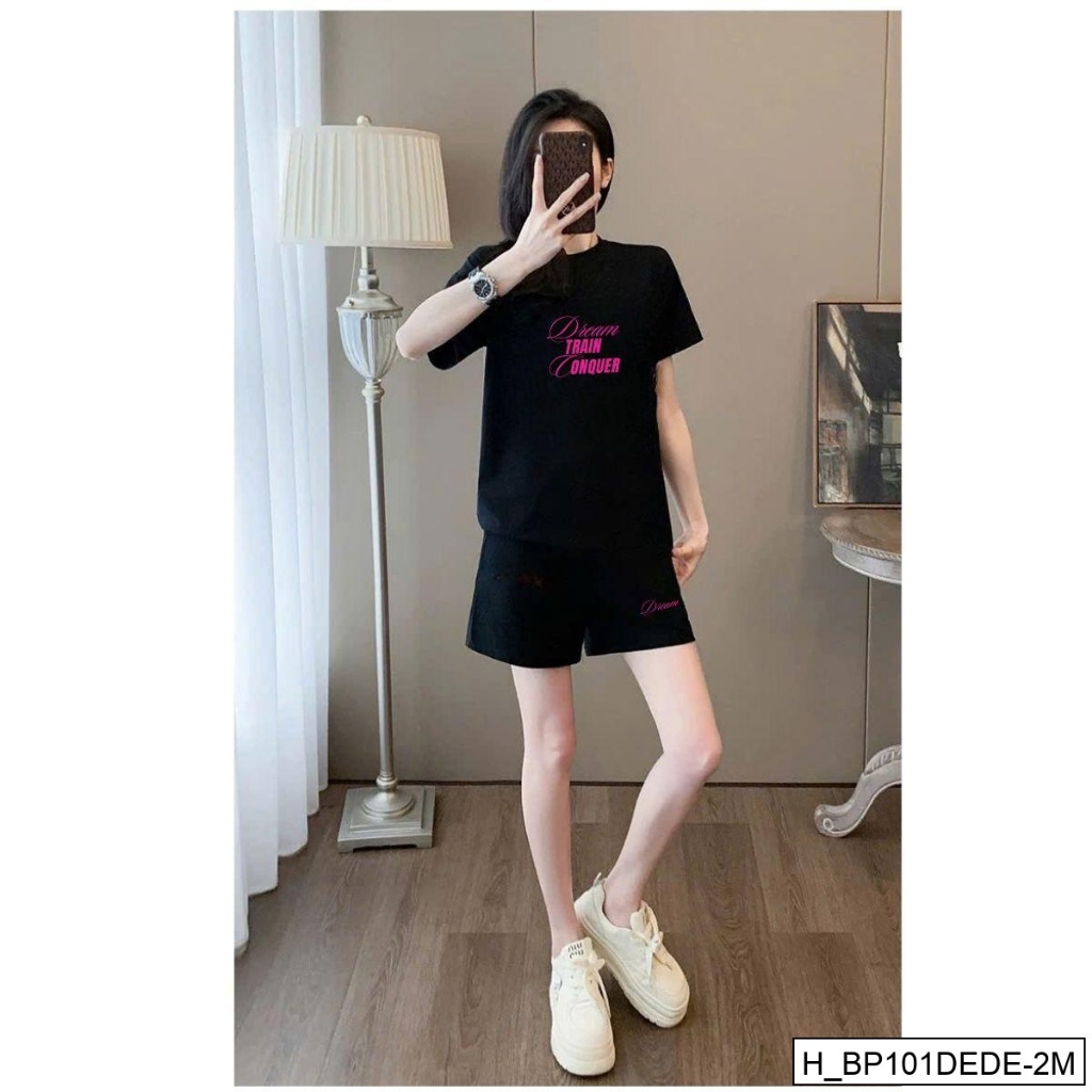 [XẢ KHO BỘ FORM RỘNG] -  Bộ quần áo thun nữ dáng rộng nhiều hình in - LOZA XB013_thumbnail_45