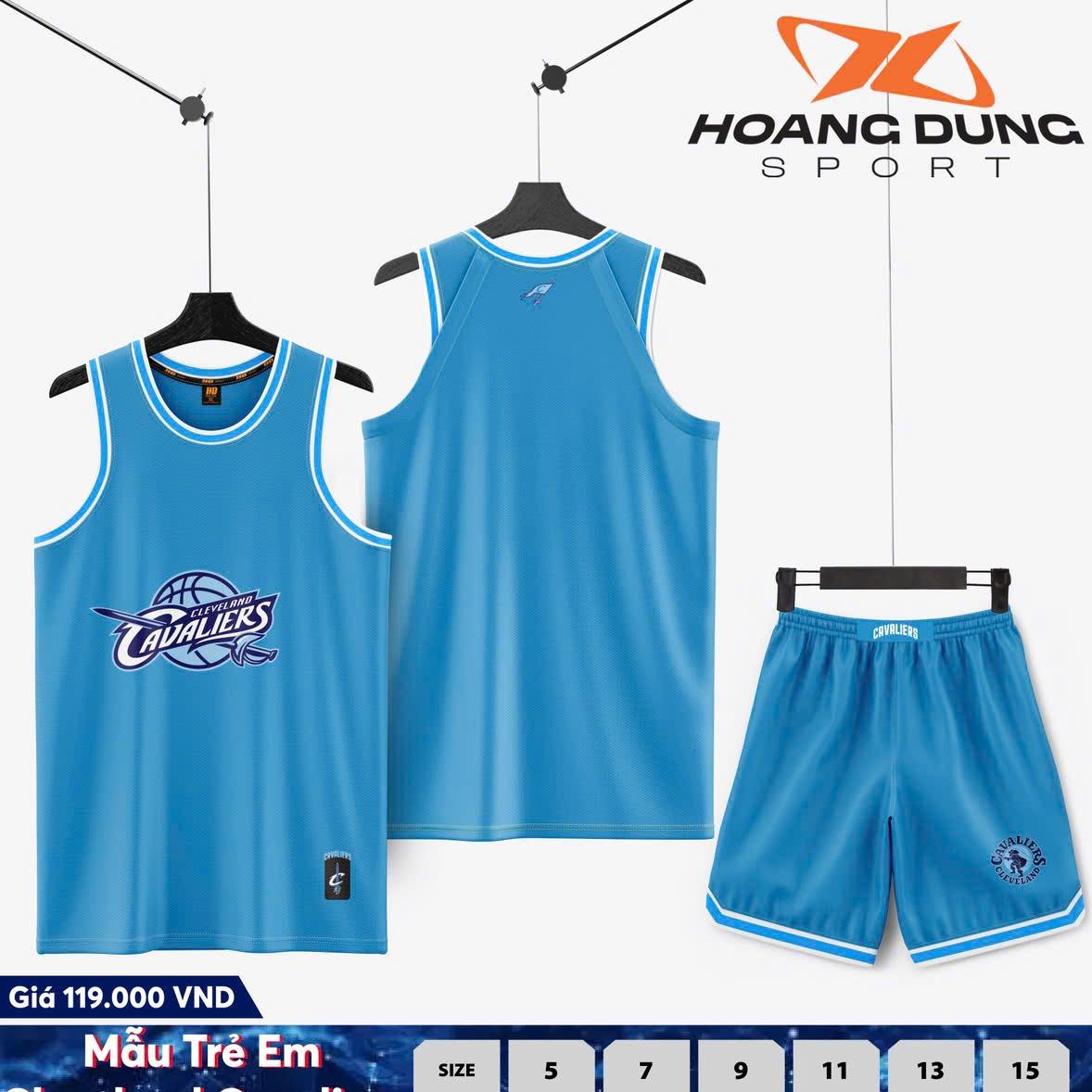 Quần Áo Bóng Rổ TRẺ EM CLB HOT Thun Mè Cao Cấp Thoáng Khí Thể Thao Đương Đại_thumbnail_1