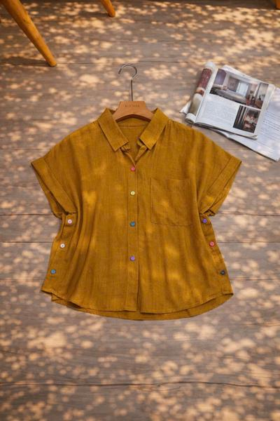 Áo sơ mi linen phối nút nhiều màu_thumbnail_11