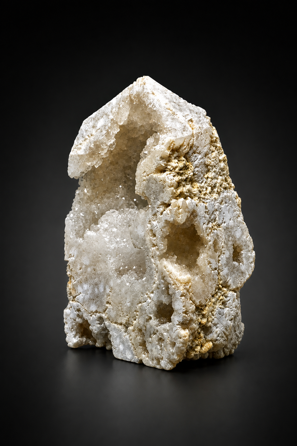 Trụ Đá Bán Thô Thạch Anh Trắng Druzy Chalcedony / Druzy Quartz_thumbnail_2