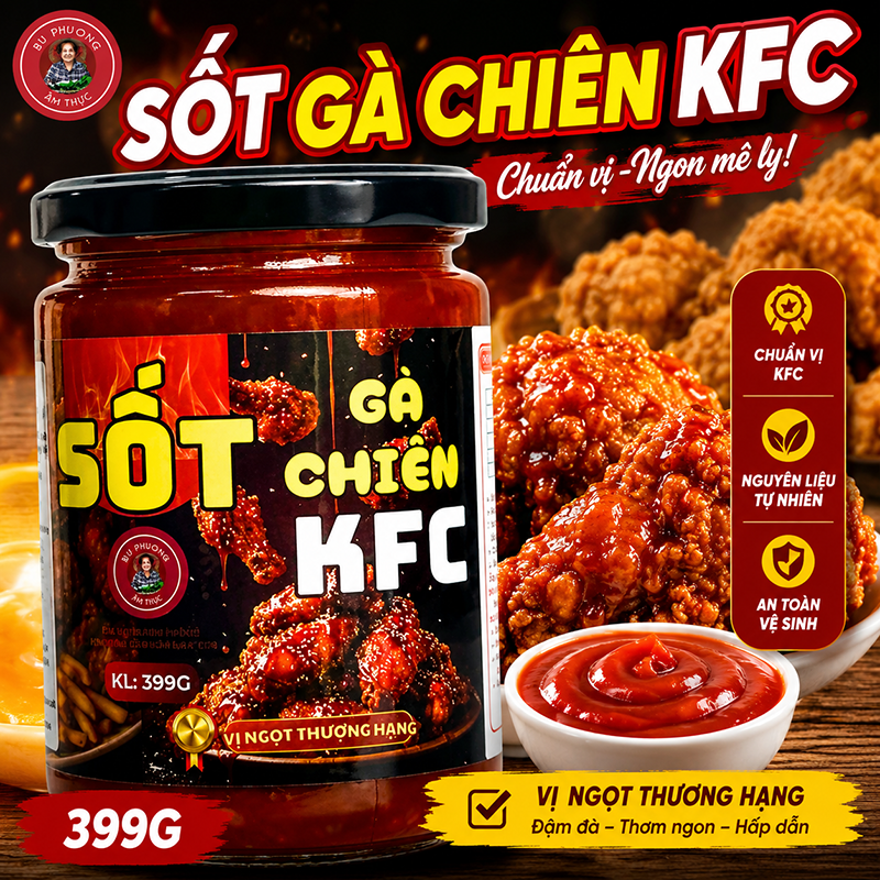 Sốt Gà Chiên Bu Phương 399G – Rưới, Chấm Gà Rán & Sườn - BP47