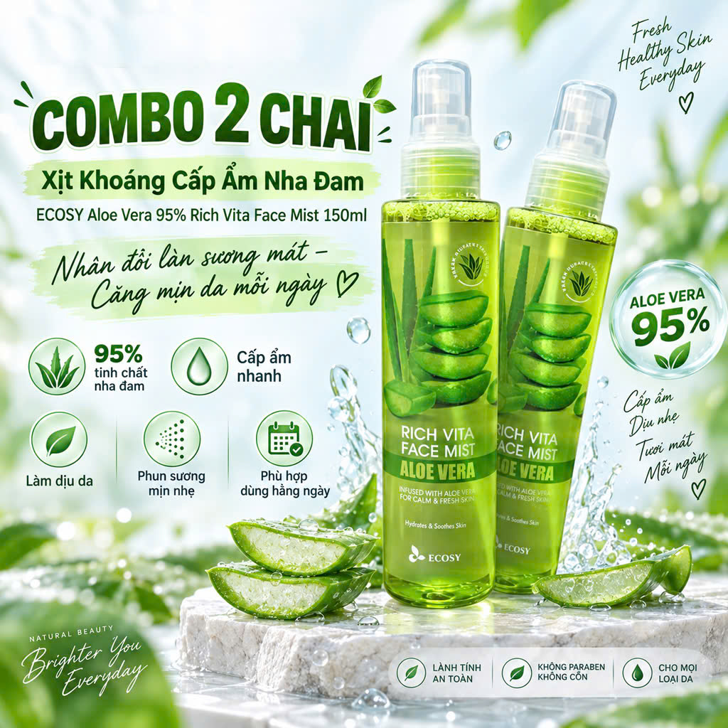 COMBO 2 CHAI XỊT KHOÁNG ECOSY RICH