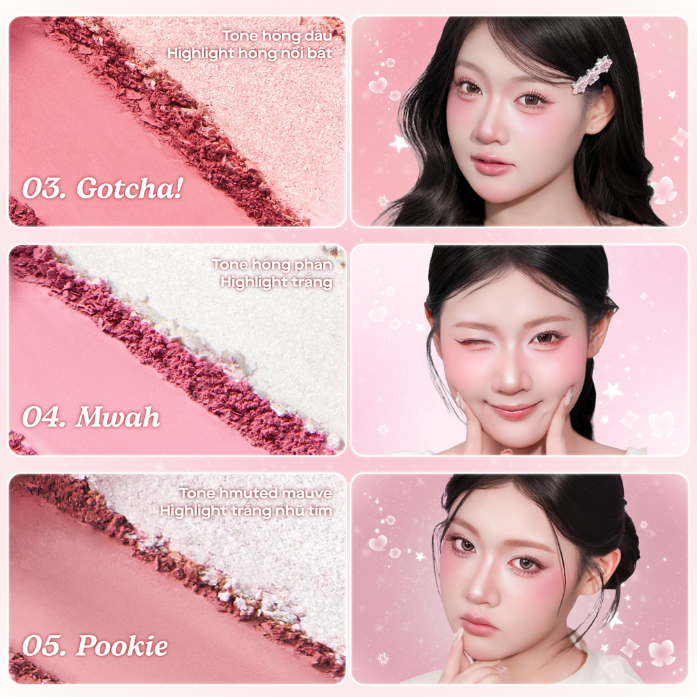 [GSLAY] Bảng phấn má hồng highlight 2 ô GSlay Glitz Aura Blushlighter Duo 7.6g_thumbnail_4