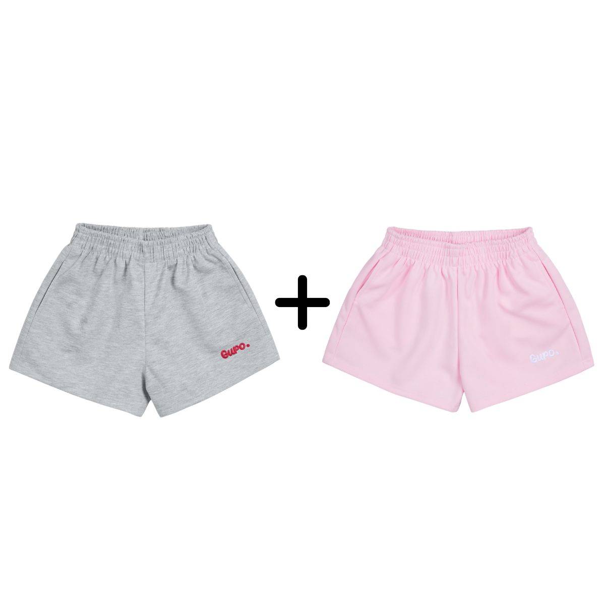 Quần Short Nữ GUPO Thêu Chữ Form Rộng Nỉ 2 Da Mềm Mịn Thoáng Mát Không Bai Xù - QS-HD-01_thumbnail_10