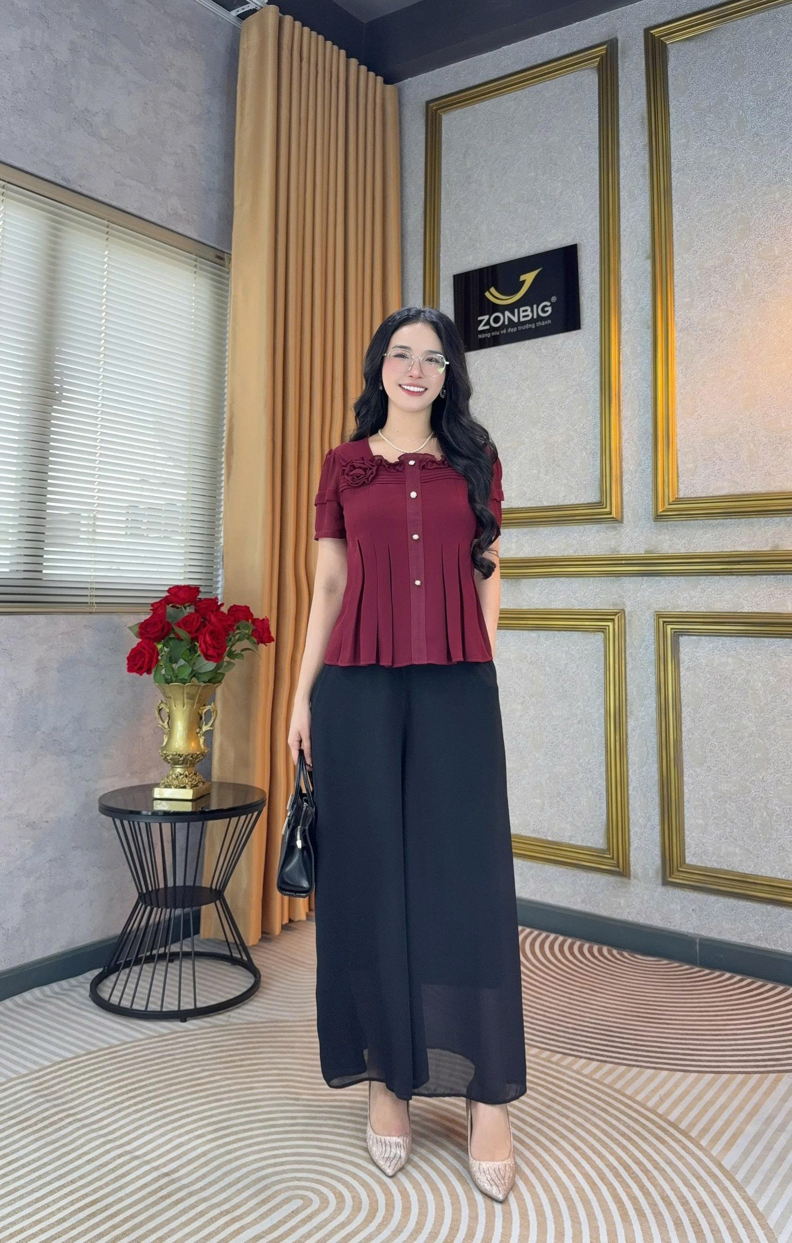 Áo kiểu - A2121 - Thương hiệu ZONBIG