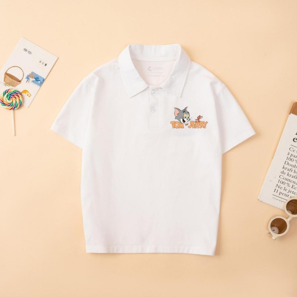 [XẢ KHO LẺ SIZE 110-160] Áo POLO cho bé in hình nhiều mẫu - Áo trẻ em từ 15-42kg - Loza Kids XPL001_thumbnail_24