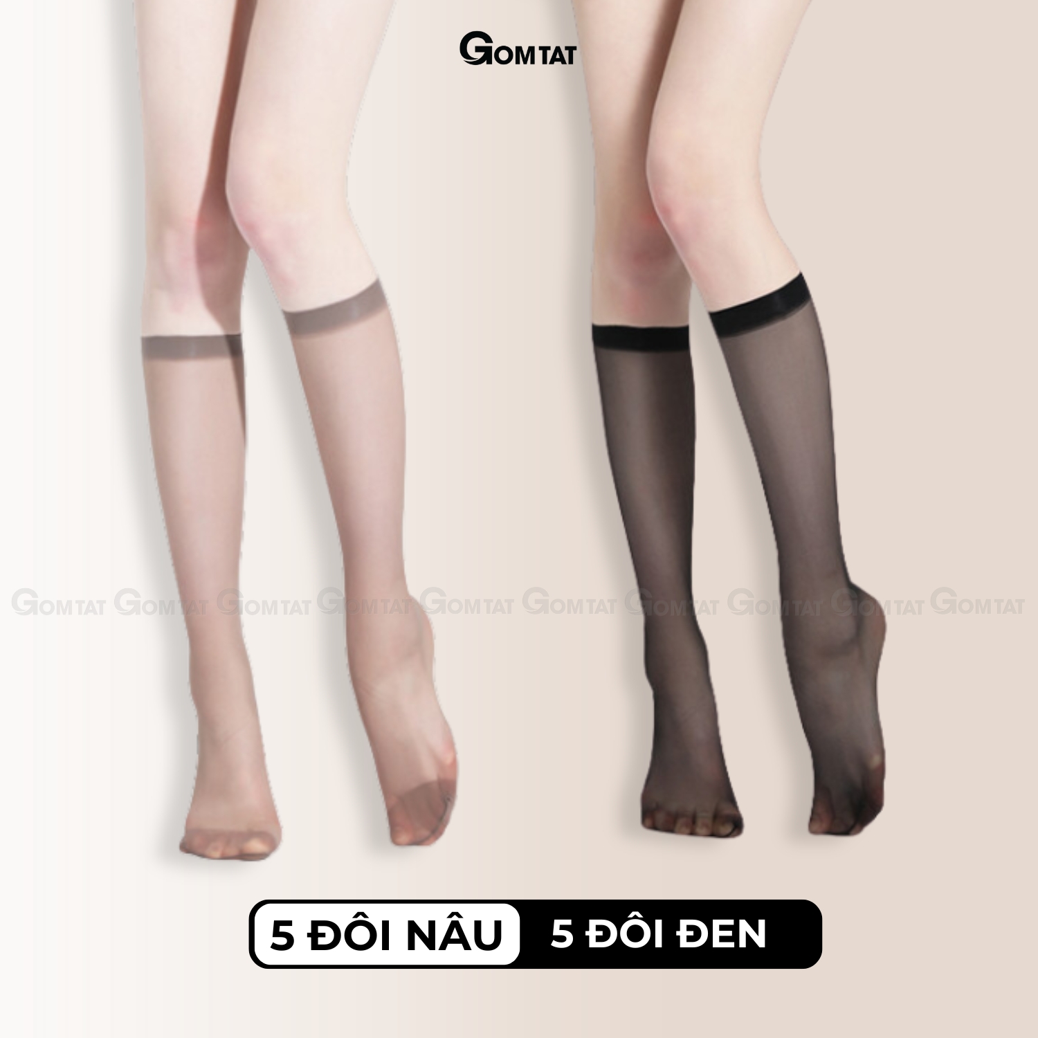 Combo 10 đôi tất che khuyết điểm cổ cao dành cho nữ GOMTAT, vớ da che khuyết điểm siêu thật chân , khó xước - GUO-A099_thumbnail_17
