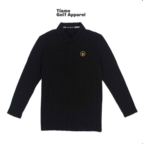 Polo Dài Tay Khóa Kéo Nam