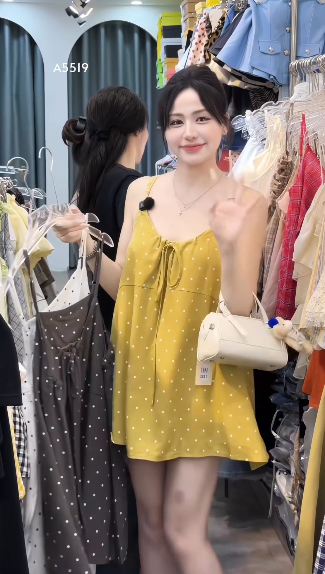 Váy chấm bi 1334