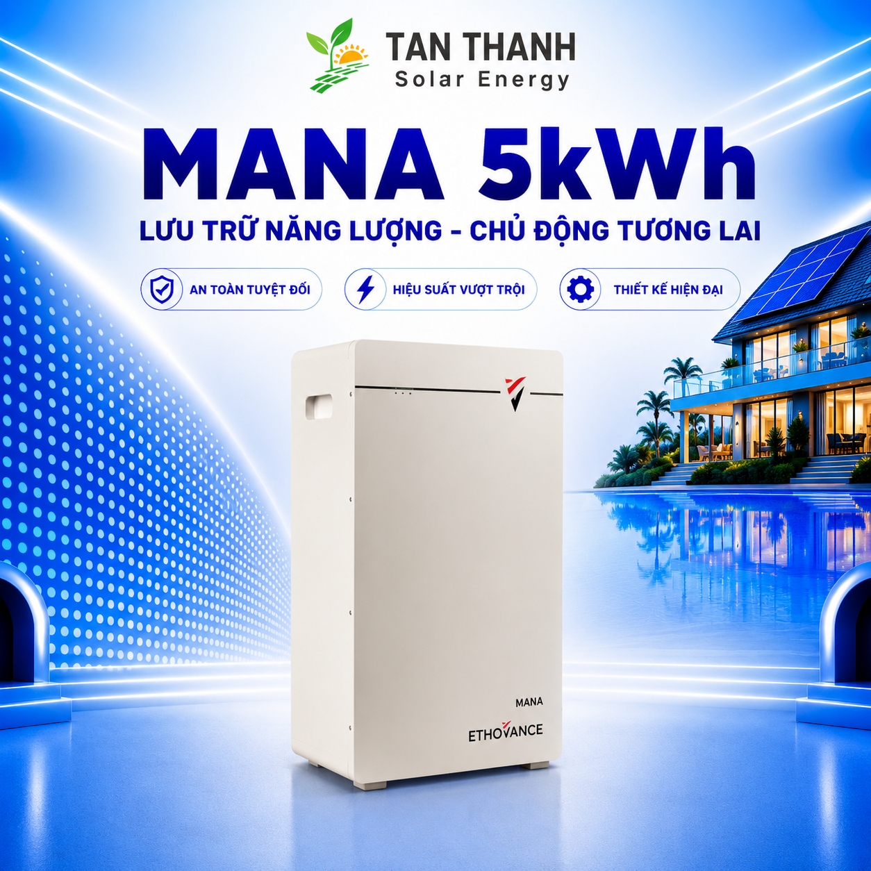 Pin lưu trữ MANA 5.12 