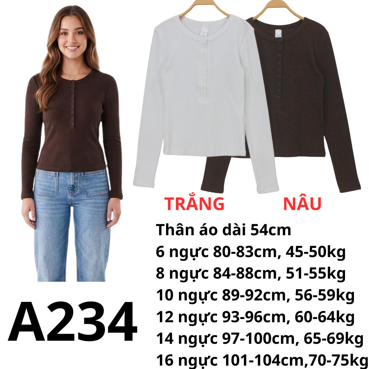 A234- Áo thun TD Anko