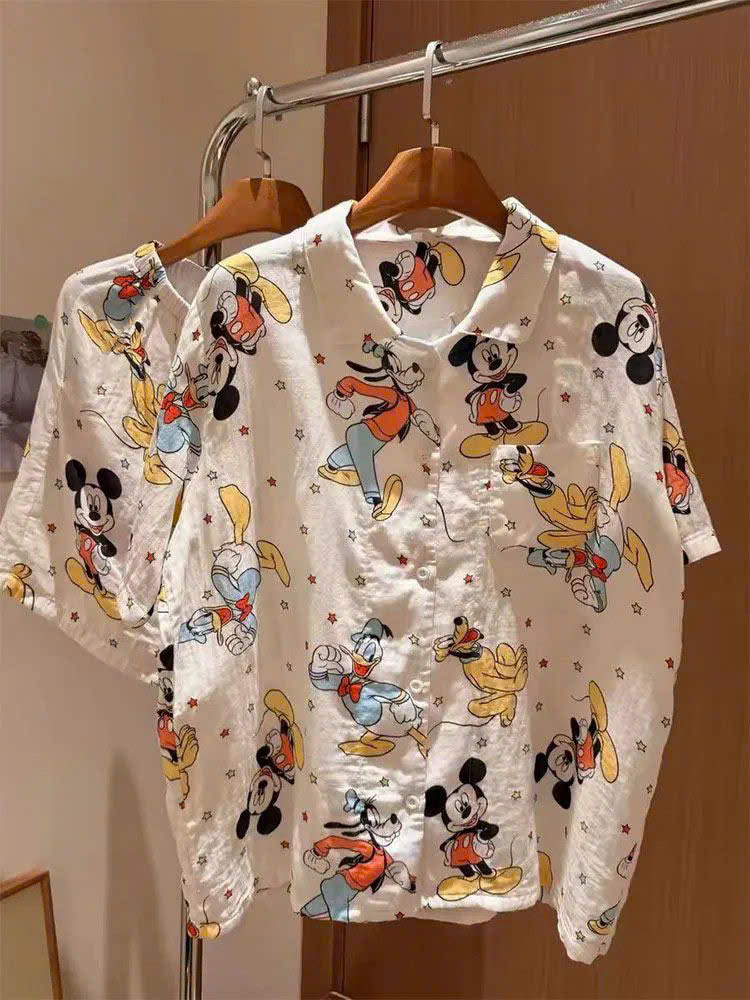 MS XQ1006355: Bộ Đồ Ngủ Họa Tiết Mickey