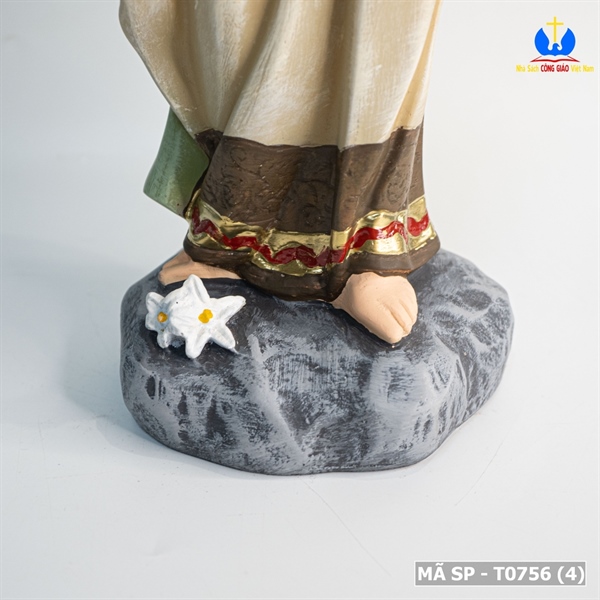 Tượng Đức Mẹ hoa huệ 50cm vẽ tay_thumbnail_2