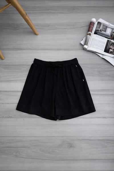 Quần short linen gân lưng thun dây rút_thumbnail_3