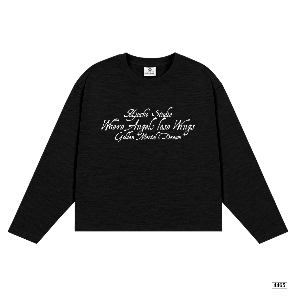 Áo thun form boxy Miucho tay dài cotton xược 4465_thumbnail_8