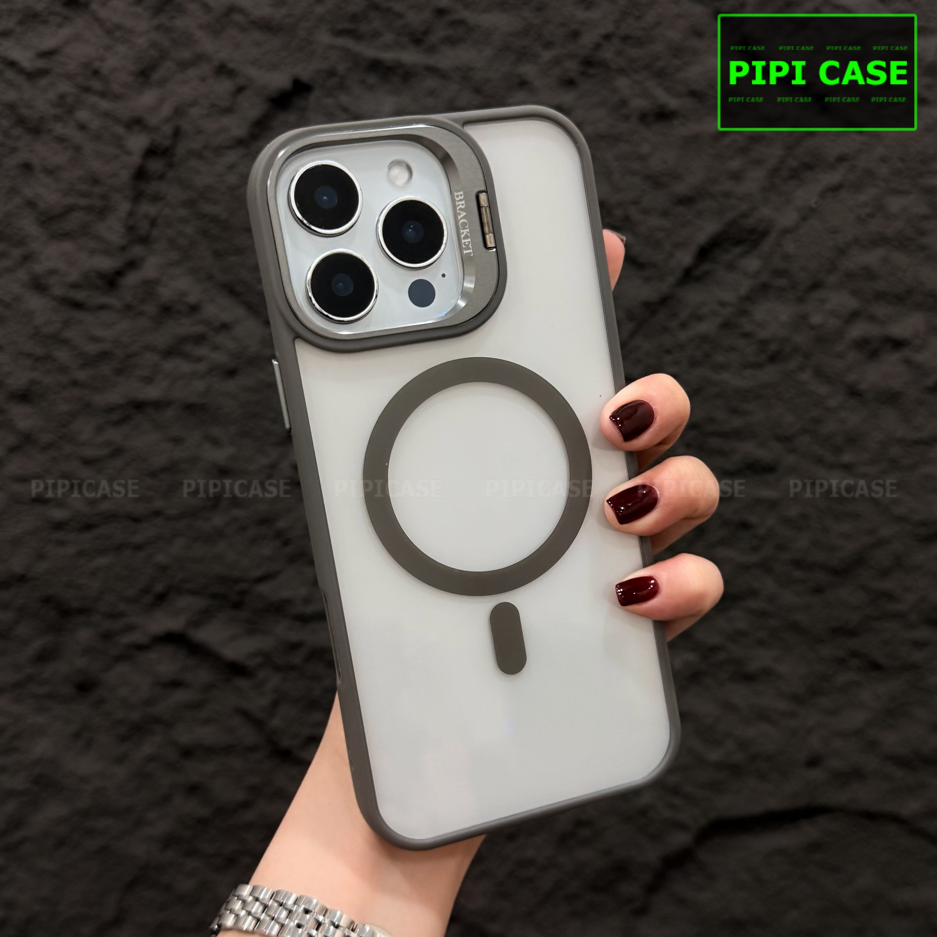 Ốp Lưng iPhone 14 Pro Max - Dansi - Xám_thumbnail_9