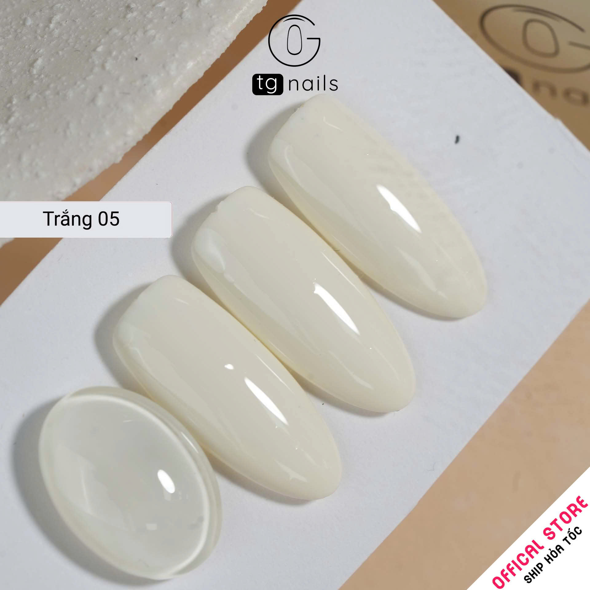 Sơn gel Trắng chai 10g TG Nails_thumbnail_6