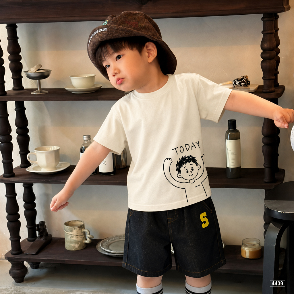 Áo thun bé trai form rộng tay ngắn cổ tròn Kado 4439_thumbnail_3