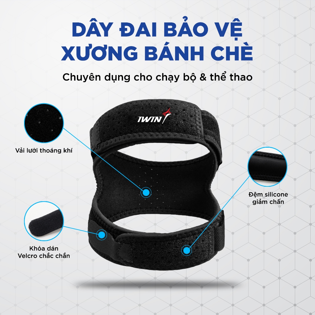Băng Gối 2 Đai iWin Keepa (1 Chiếc) Hỗ Trợ Tập Luyện Thể Thao Đương Đại_thumbnail_1