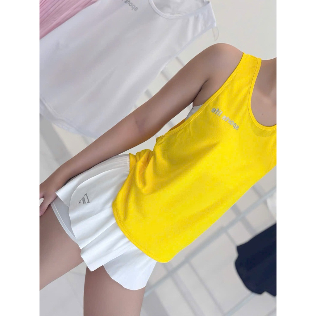 Áo Tanktop Thể Thao Tập Gym Chạy Bộ Nữ Yumiisportswear Ba Lỗ Sports Life Form Rộng Vải Co Giãn Thoáng Khí Nhanh Khô_thumbnail_2