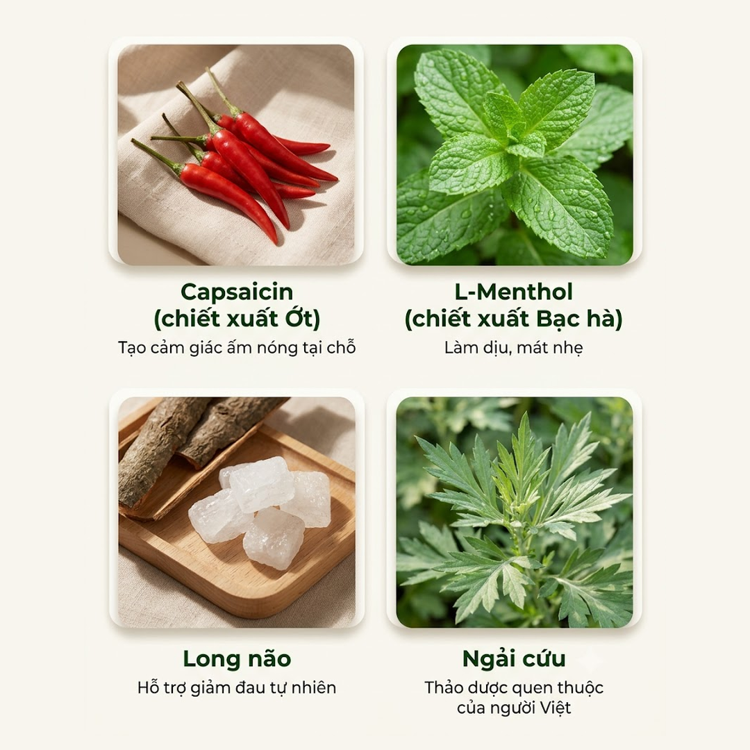Miếng Dán Nóng Cỏ Xanh