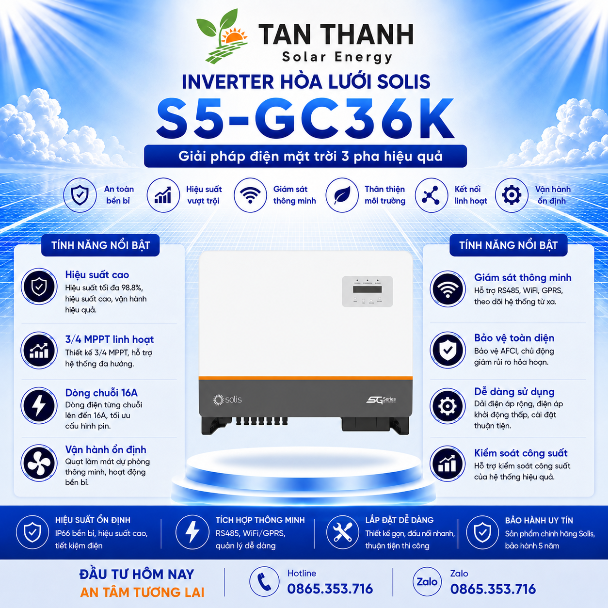 Solis S5-GC36K 36kW 3 Pha
