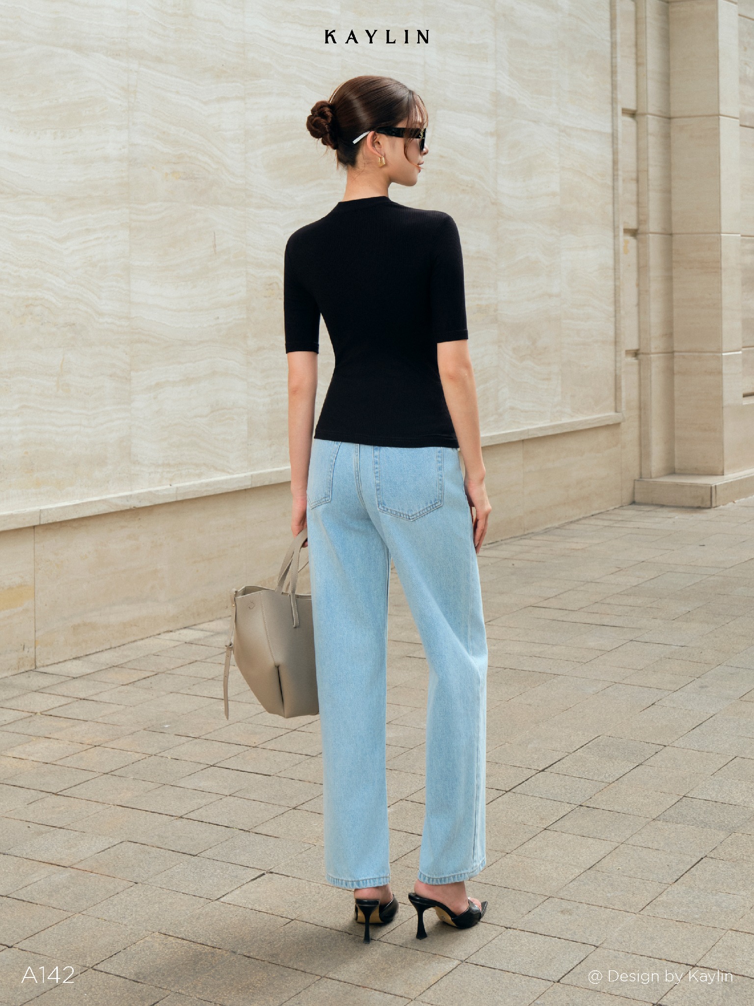 Áo Thun Basic Tay Lỡ KAYLIN Everyday Lady Top_thumbnail_2