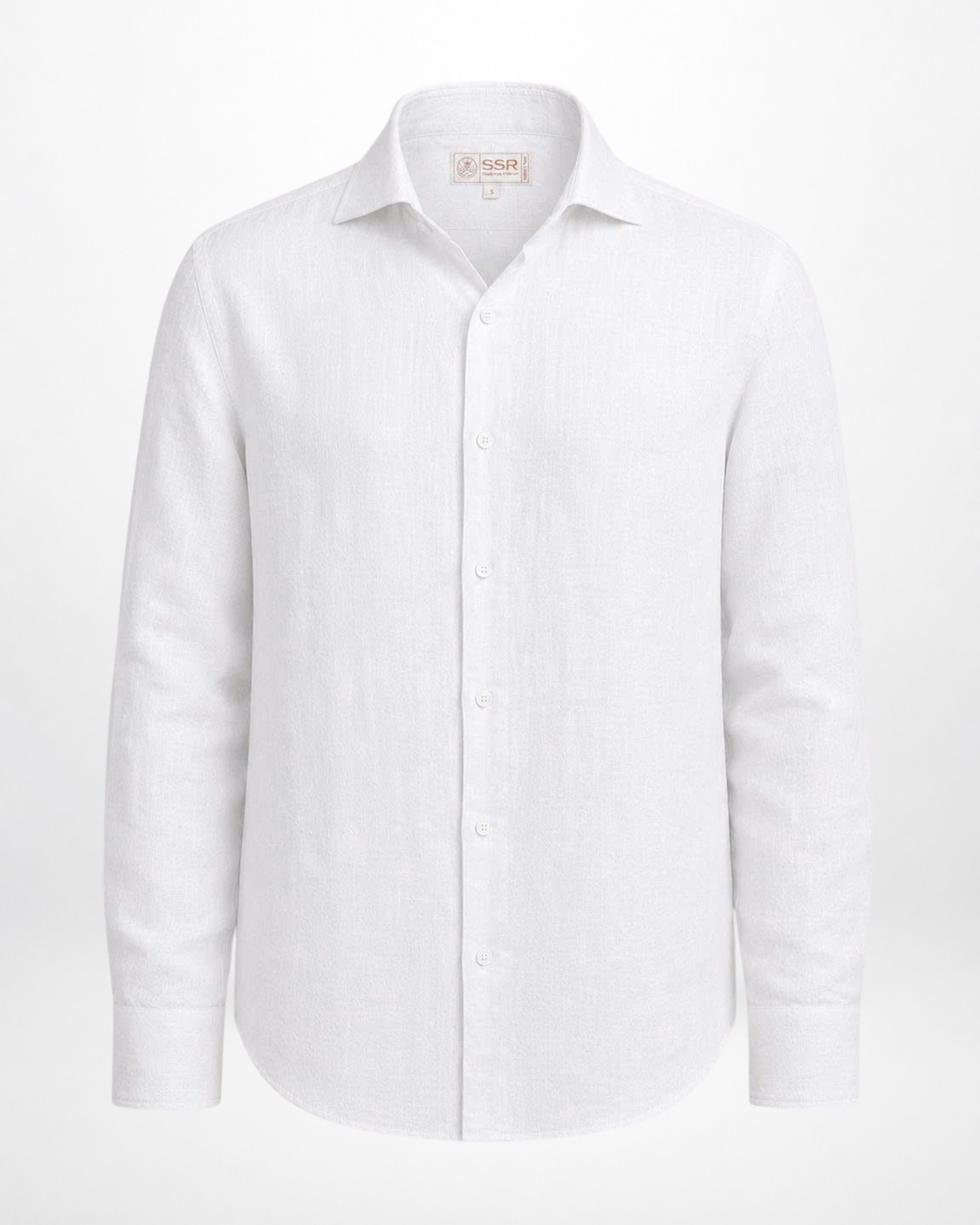 100% PREMIUM LINEN - SƠ MI TAY DÀI - CỔ Ý CUTAWAY - Vạt Bầu