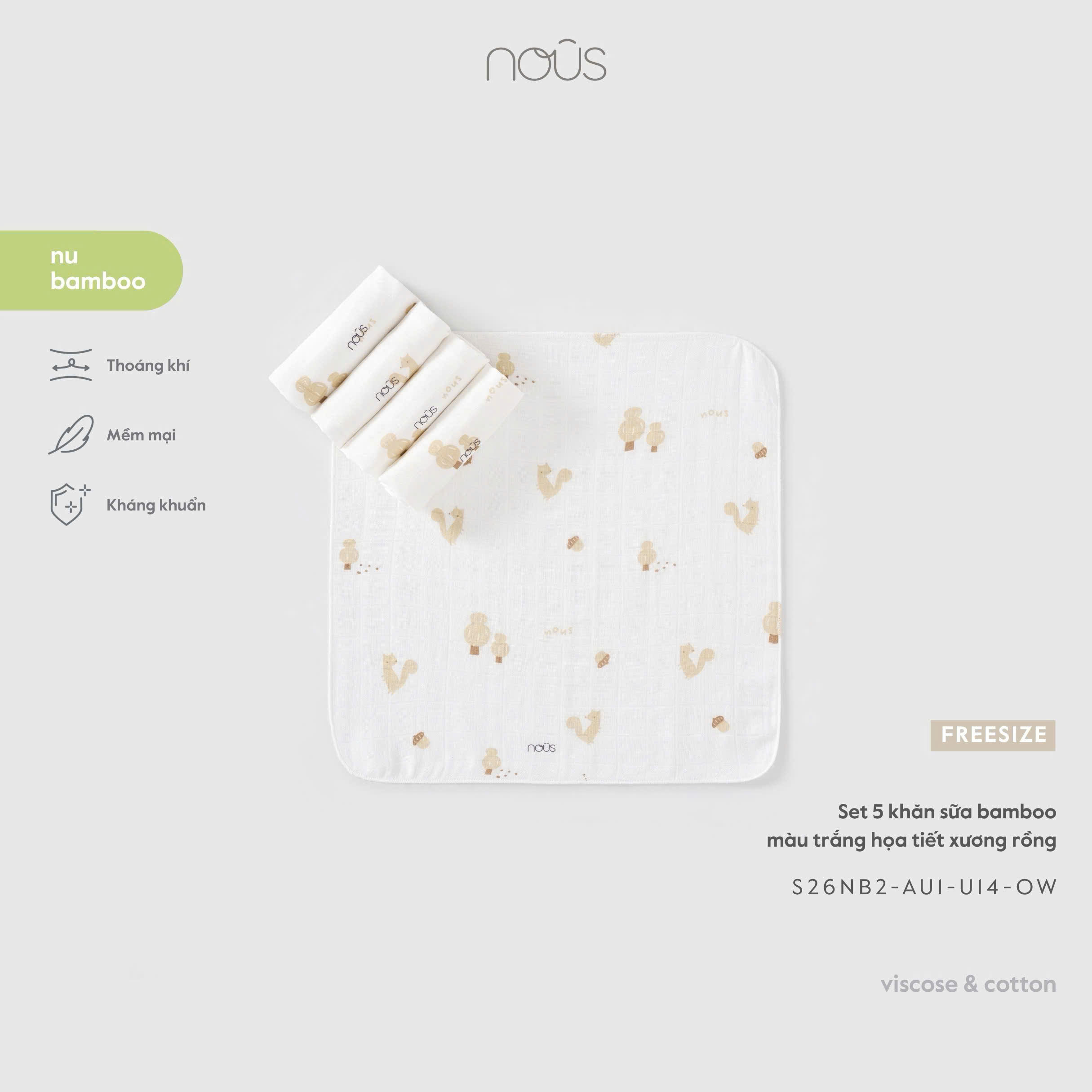 Hộp 5 khăn sữa Bamboo NOUS_thumbnail_10