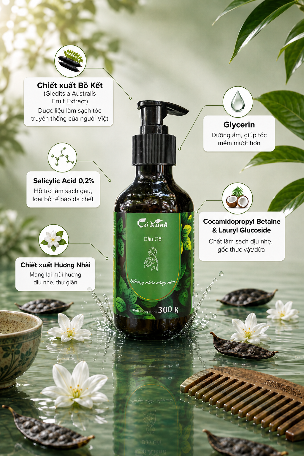 Dầu Gội Hương Nhài Cỏ Xanh_thumbnail_2