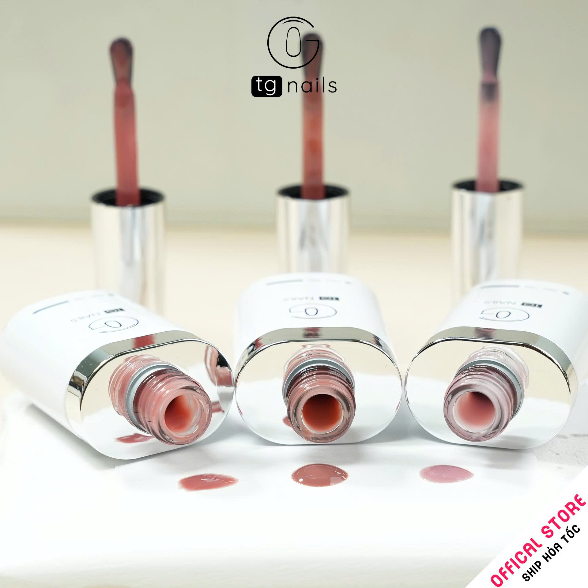 Combo 8 màu Thạch Hồng đục TG Nails kèm bảng màu_thumbnail_11