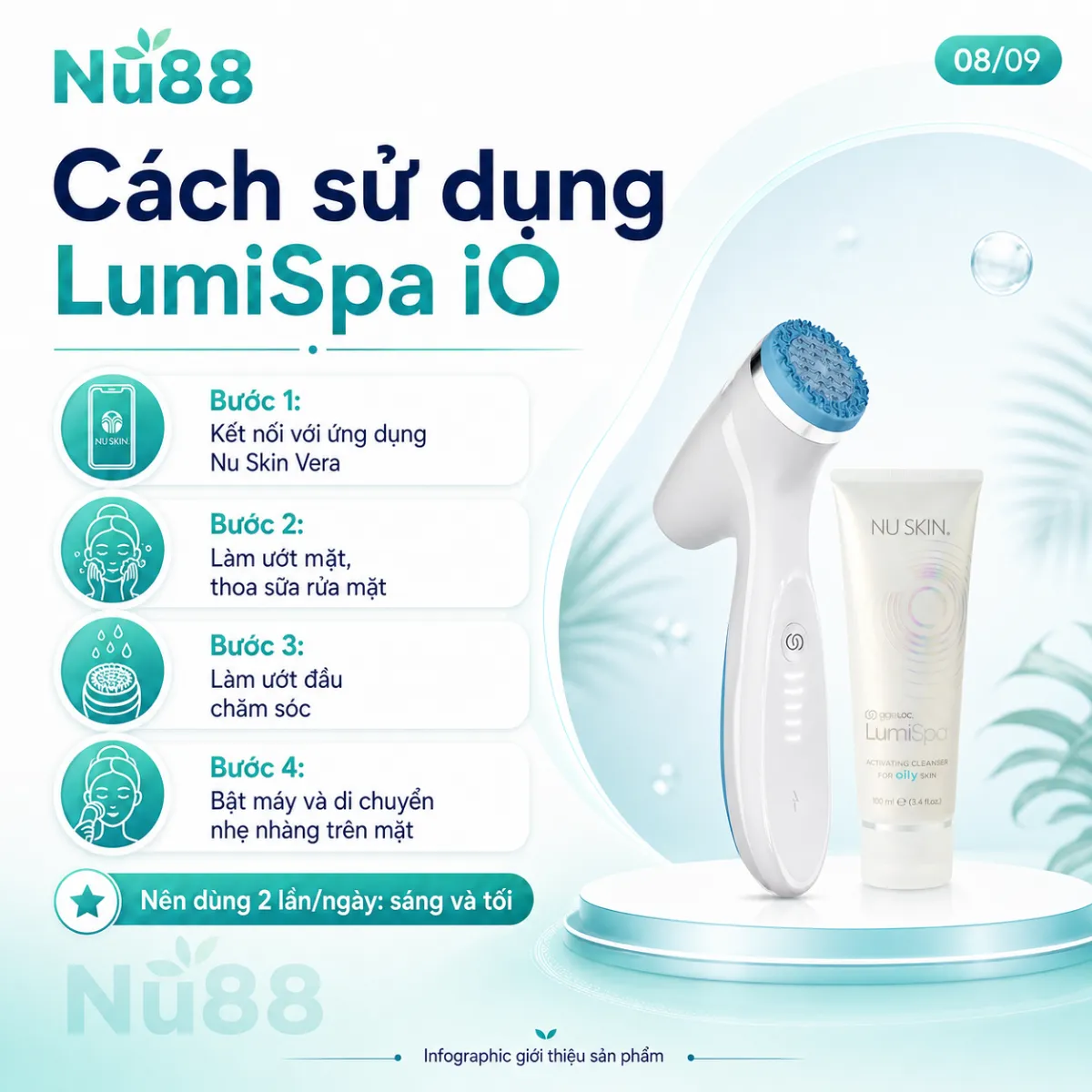 Bộ sản phẩm hỗ trợ rửa mặt và chăm sóc da chuyên sâu ageLOC LumiSpa iO_thumbnail_8